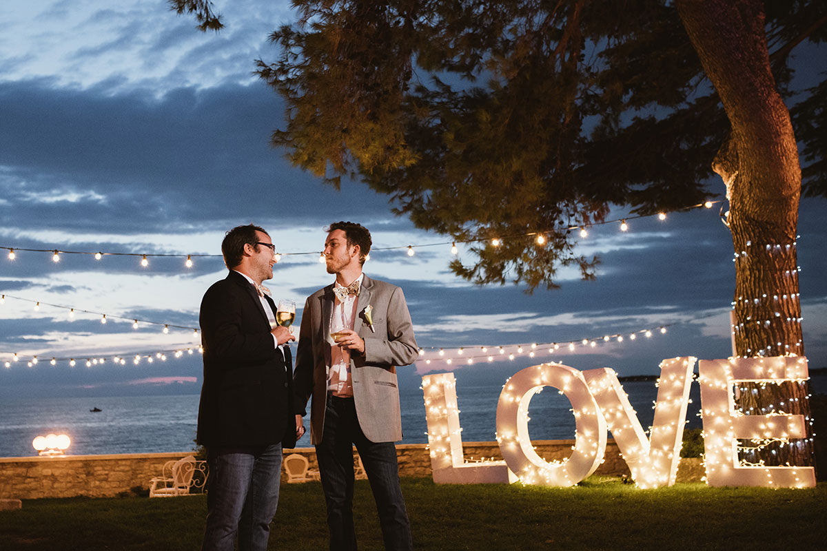Wonderful Same-sex Destination Wedding of two Wine Lovers and World Travelers